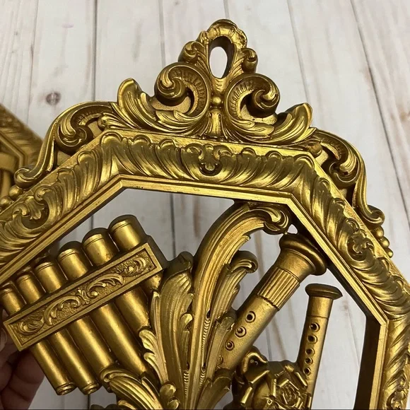 Humco vintage 1970’s Music Themed Wall Plaques Made in USA - Picture 8 of 13